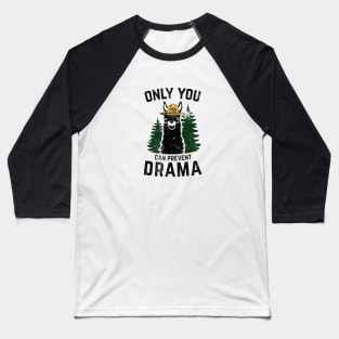 Only Drama Llama Baseball T-Shirt